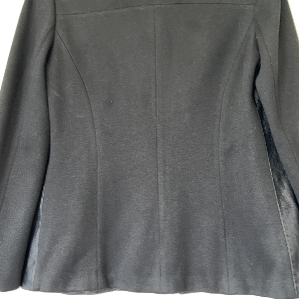 MAXAZRIA black mixed/ leather jacket 🇺🇸 - Picture 5 of 9